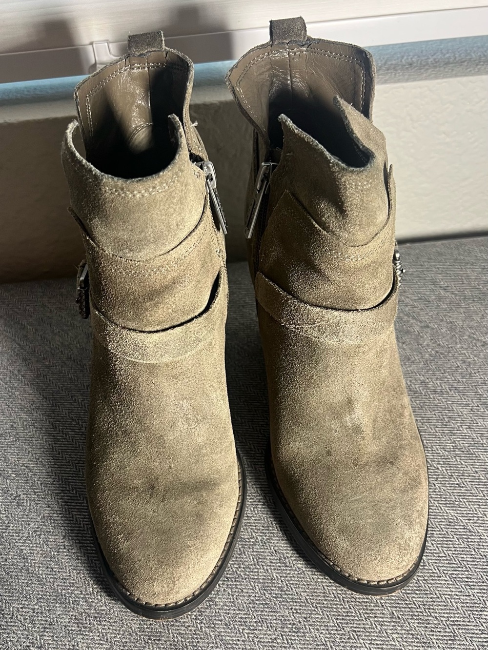Ivanka Trump Frankly Suede Ankle Booties – Women’s Size 6